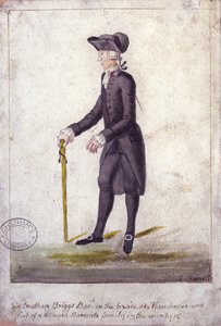 Sir Jonathan Briggs (caneta e tinta no papel)